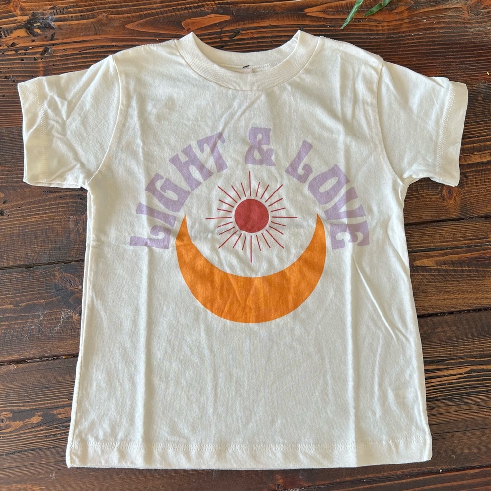NWT: Eco-friendly Light and Love Tee